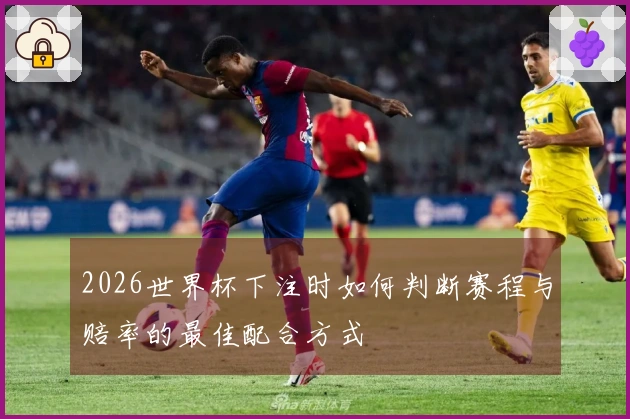 2026世界杯下注时如何判断赛程与赔率的最佳配合方式
